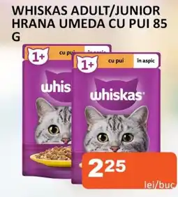 Unicarm Whiskas adult/junior hrana umeda cu pui Ofertă