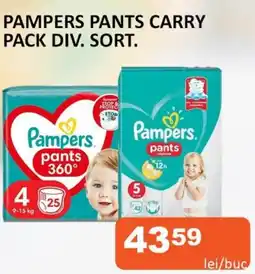 Unicarm Pampers pants carry pack div. sort. Ofertă