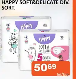 Unicarm Happy soft&delicate div. sort. Ofertă
