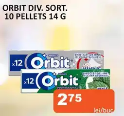 Unicarm Orbit div. sort. 10 pellets Ofertă