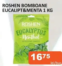 Unicarm Roshen bomboane eucalipt&menta Ofertă