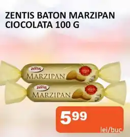 Unicarm Zentis baton marzipan ciocolata Ofertă
