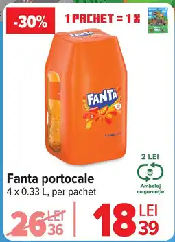 Carrefour Fanta portocale Ofertă