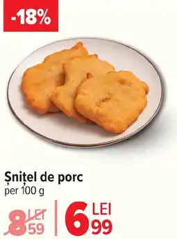 Carrefour Şnițel de porc Ofertă