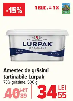 Carrefour Amestec de grăsimi tartinabile Lurpak Ofertă
