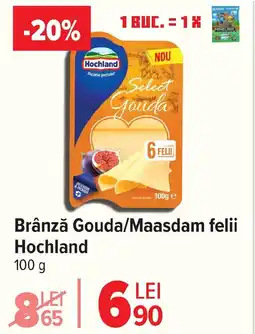 Carrefour Brânză Gouda/Maasdam felii Hochland Ofertă