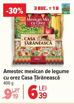 Carrefour Amestec mexican de legume cu orez Casa Țărănească Ofertă