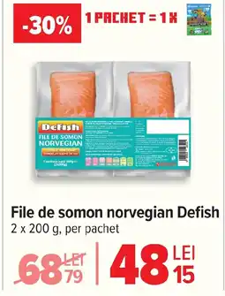 Carrefour File de somon norvegian Defish Ofertă
