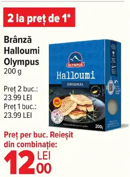 Carrefour Brânză Halloumi Olympus Ofertă