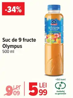 Carrefour Suc de 9 fructe Olympus Ofertă