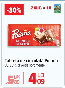Carrefour Tabletă de ciocolată Poiana Ofertă