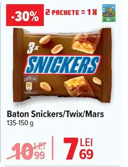 Carrefour Baton Snickers/Twix/Mars Ofertă