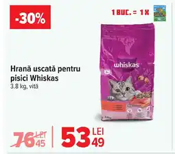 Carrefour Hrană uscată pentru pisici Whiskas Ofertă