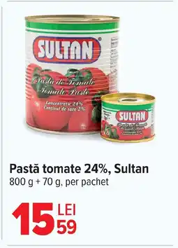 Carrefour Pastǎ tomate 24%, Sultan Ofertă