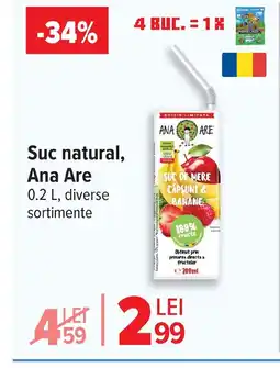 Carrefour Suc natural, Ana Are Ofertă
