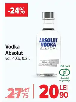Carrefour Vodka Absolut Ofertă