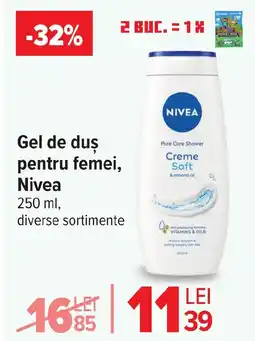 Carrefour Gel de duş pentru femei, Nivea Ofertă