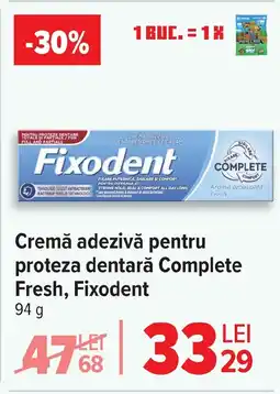 Carrefour Cremă adezivă pentru proteza dentară Complete Fresh, Fixodent Ofertă