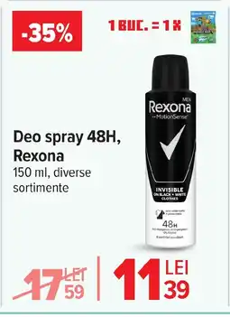Carrefour Deo spray 48H, Rexona Ofertă