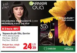 Carrefour Vopsea de păr Olia, Garnier Ofertă