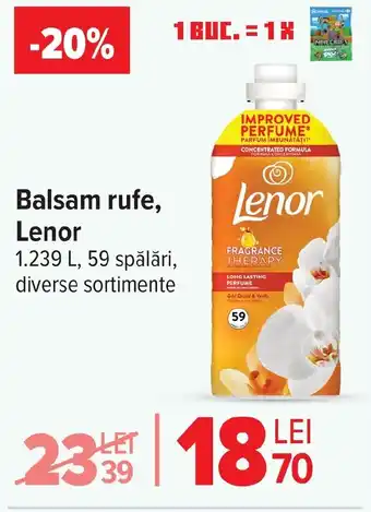 Carrefour Balsam rufe, Lenor Ofertă