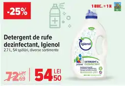 Carrefour Detergent de rufe dezinfectant, Igienol Ofertă