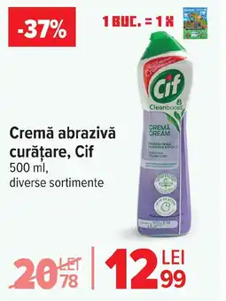 Carrefour Cremă abrazivǎ curăţare, Cif Ofertă