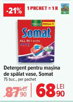 Carrefour Detergent pentru maşina de spălat vase, Somat Ofertă