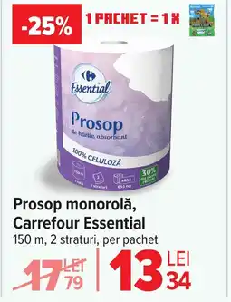 Carrefour Prosop monorolă, Carrefour Essential Ofertă