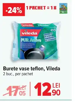 Carrefour Burete vase teflon, Vileda Ofertă