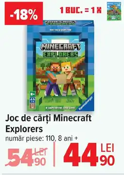 Carrefour Joc de cărți Minecraft Explorers Ofertă