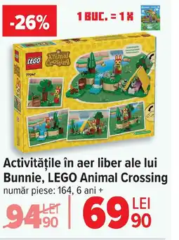 Carrefour Activităţile în aer liber ale lui Bunnie, LEGO Animal Crossing Ofertă