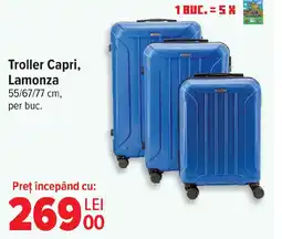 Carrefour Troller Capri, Lamonza Ofertă