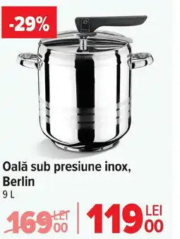 Carrefour Oală sub presiune inox, Berlin Ofertă
