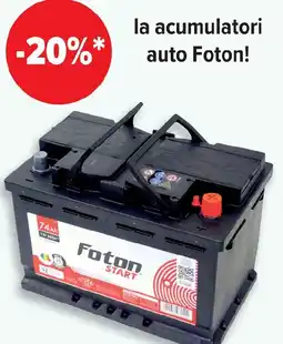 Carrefour La acumulatori auto Foton! Ofertă