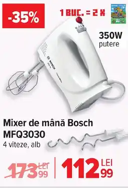 Carrefour Mixer de mână Bosch MFQ3030 Ofertă