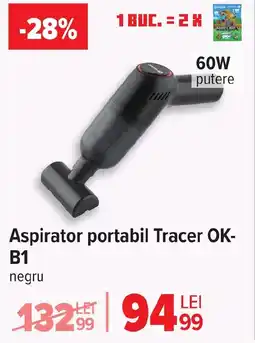 Carrefour Aspirator portabil Tracer OK- B1 Ofertă