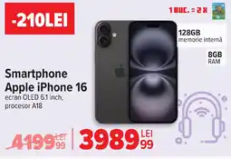 Carrefour Smartphone Apple iPhone 16 Ofertă
