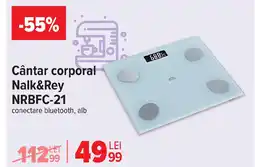 Carrefour Cântar corporal Nalk&Rey NRBFC-21 Ofertă
