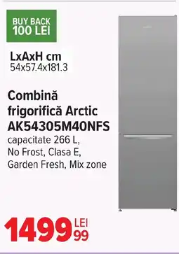 Carrefour Combinǎ frigorifică Arctic AK54305M40NFS Ofertă