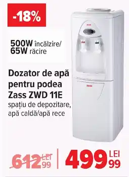 Carrefour Dozator de apă pentru podea Zass ZWD 11E Ofertă
