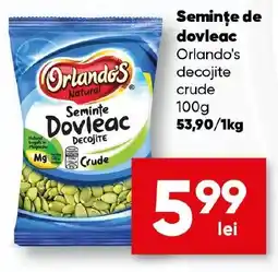PROFI Semințe de dovleac Orlando's decojite crude Ofertă