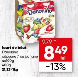PROFI laurt de băut Danonino căpşune / cu banane Ofertă