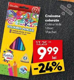 PROFI Creioane colorate Colour kids Ofertă