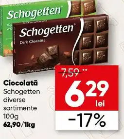 PROFI Ciocolată Schogetten Ofertă