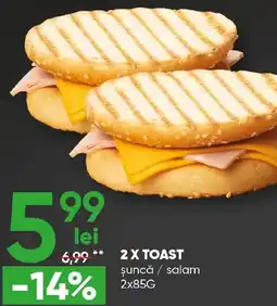 PROFI 2 X TOAST șuncă / salam Ofertă