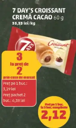 Penny 7 day's croissant cremă cacao Ofertă