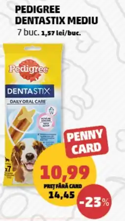 Penny Pedigree dentastix mediu Ofertă