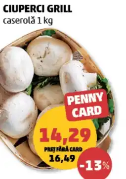 Penny Ciuperci grill caserolǎ Ofertă