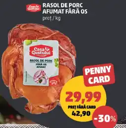 Penny Rasol de porc afumat fără os Ofertă